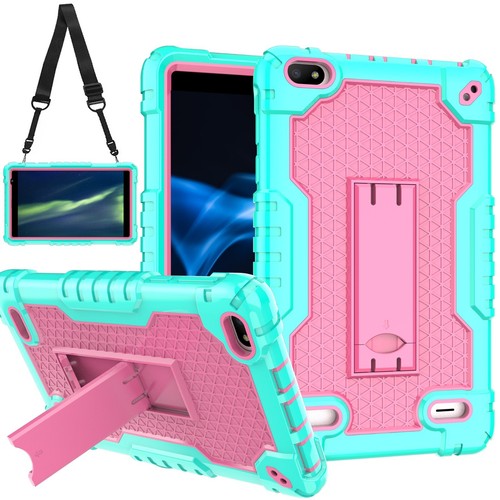 For BLU M8L Tablet 8 Inch Heavy Duty Rubber Case Shockproof Drop-Proof For kids - Picture 100 of 145