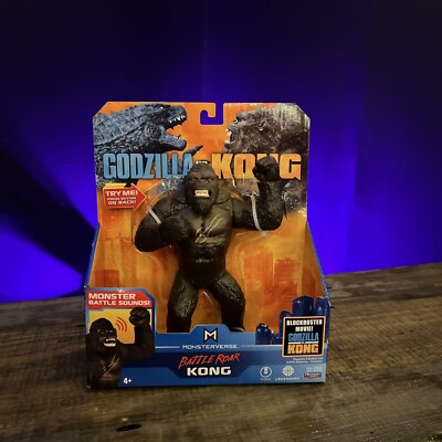 Godzilla vs Kong 7 in. Kong Battle Roar Action Figure Monsterverse Playmates NEW