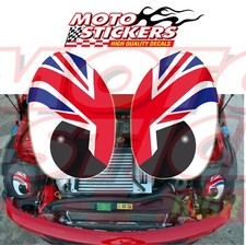 Mini Cooper One - adesivi occhi interno cofano