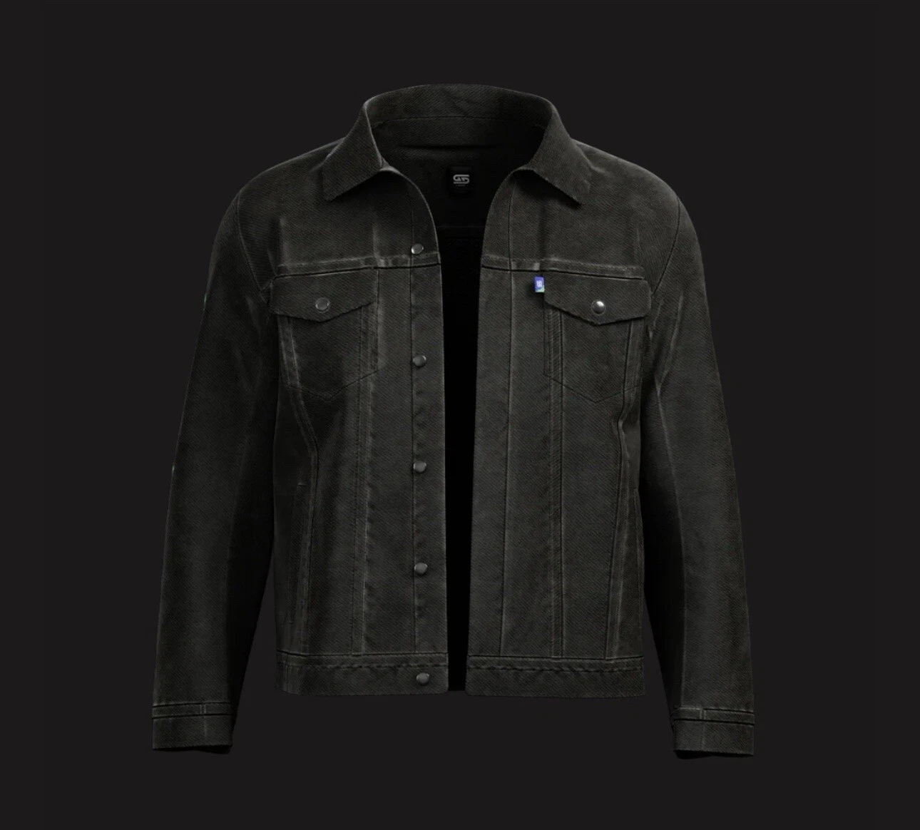 Gamersupps Waifu Cups Scientist Denim Jacket XL NEW X-LARGE