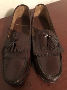 Mens Weyenberg Brown Leather Tassle Loafers Dress Shoes SIZE 8.5 M EUC