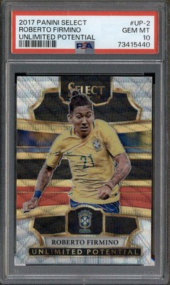 2017 Select Unlimited Potential #UP2 Roberto Firmino PSA 10