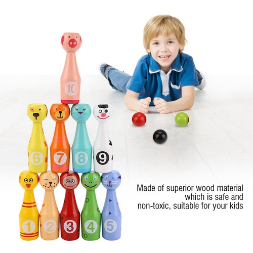 Kids Bowling Toy Set Indoor Outdoor Bowling Games For 2 3 Years Old Boys Girls - Picture 3 of 9