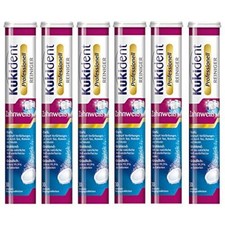 Kukident Professionell Zahnweiss Tabs Zahnersatzreinigung 6 x 30 Tabletten