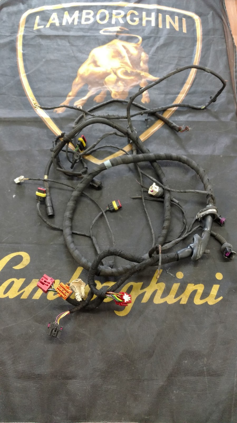 LAMBORGHINI MURCIELAGO REAR RIGHT WIRING HARNESS OEM 0061014386
