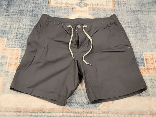 Vuori Ripstop Shorts Mens Large Gray Duraterra Hiking Lightweight Performance - Picture 1 of 3