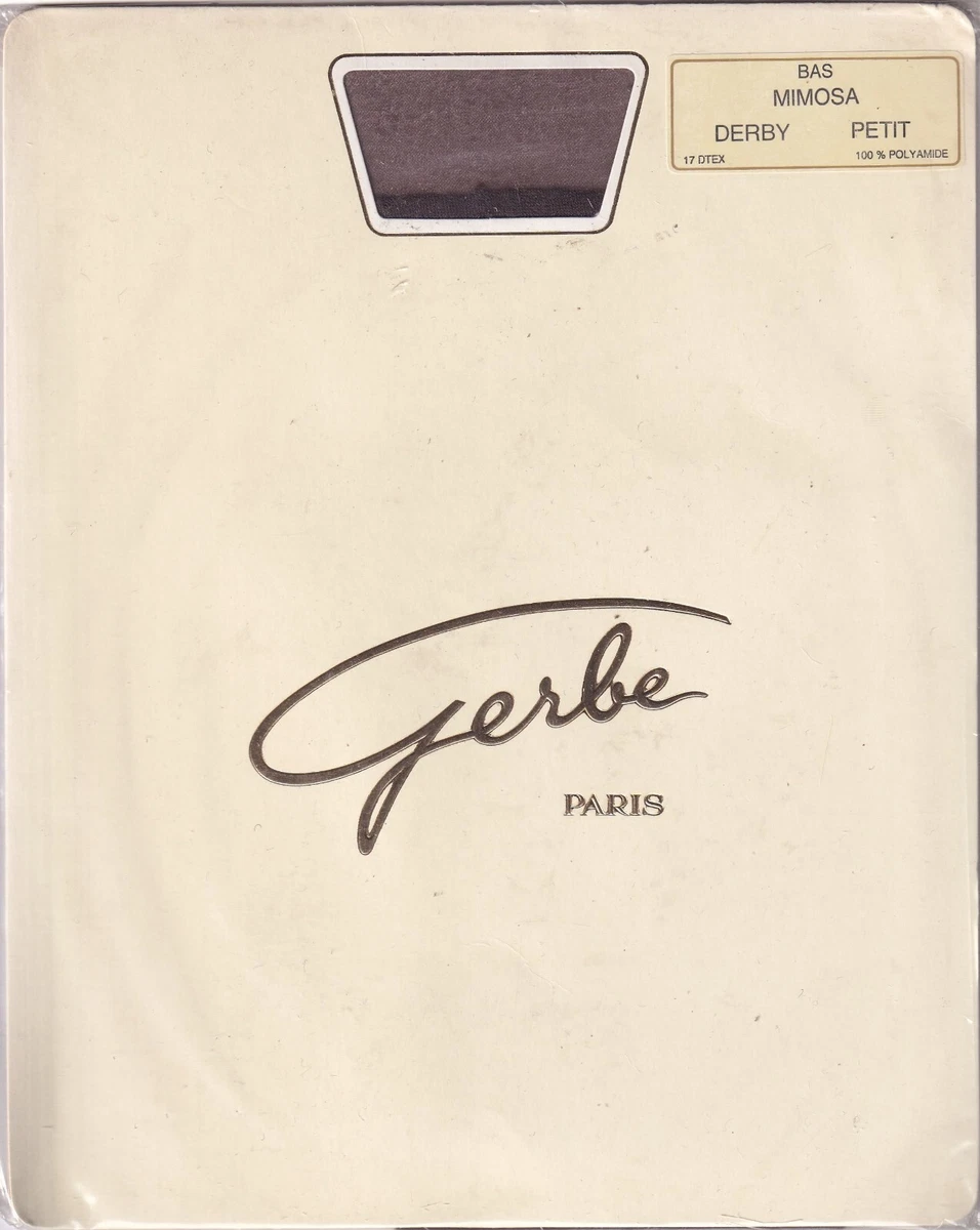 Mi-bas Au Genou (knee-highs) Gerbe Zéphir - Blanc - Taille S - 100% Nylon - Neuf Avec étiquettes