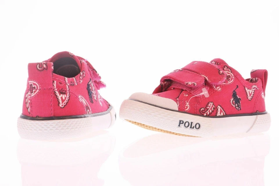 Tênis Polo Ralph Lauren Infantil Carlisle Moda Infantil Ultra Rosa Bandana - Imagem 4 de 4