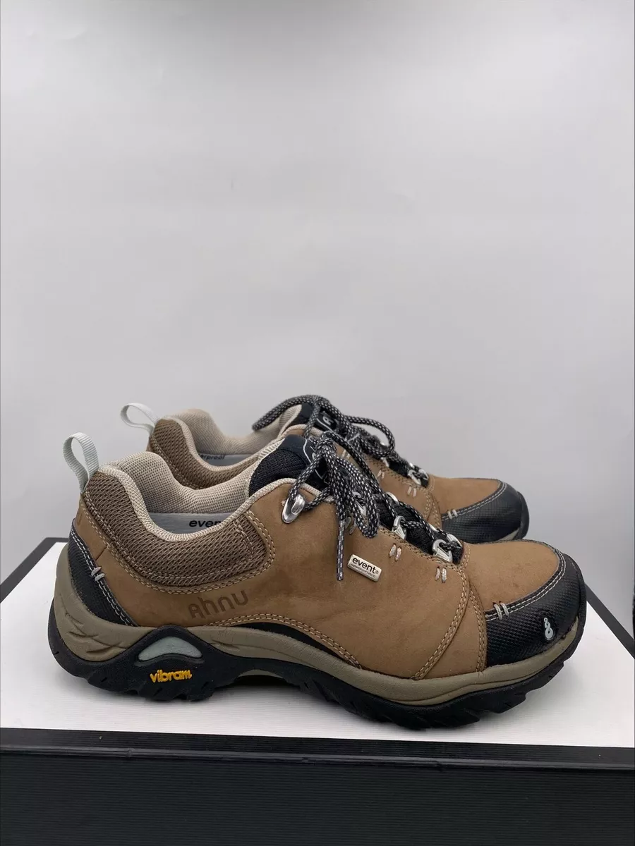 Ahnu Montara II Brown Leather Waterproof Hiking Shoes AF2280CCHP Womens  Size 6.5