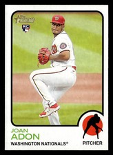 Joan Adon 2022 Topps Heritage #688 Washington Nationals ROOKIE *030A