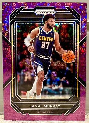 JERSY NUMBER MATCH! 2022-23 Panini Prizm Pink Jamal Murray 27/75! NUGGETS!