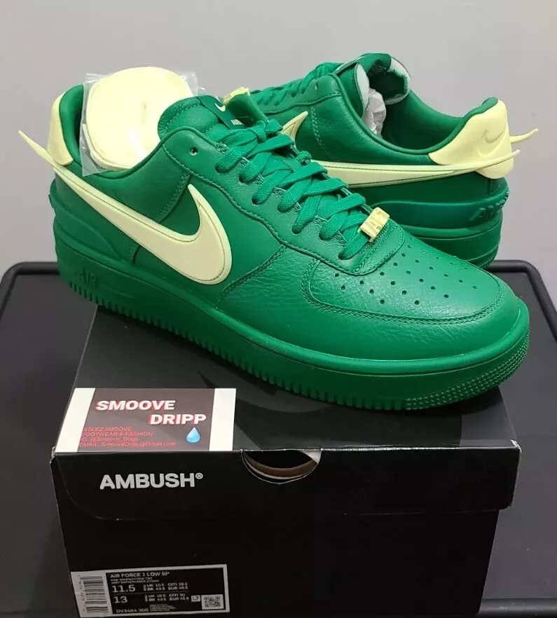 Nike x Ambush Air Force 1 Low Pine Green Sneakers