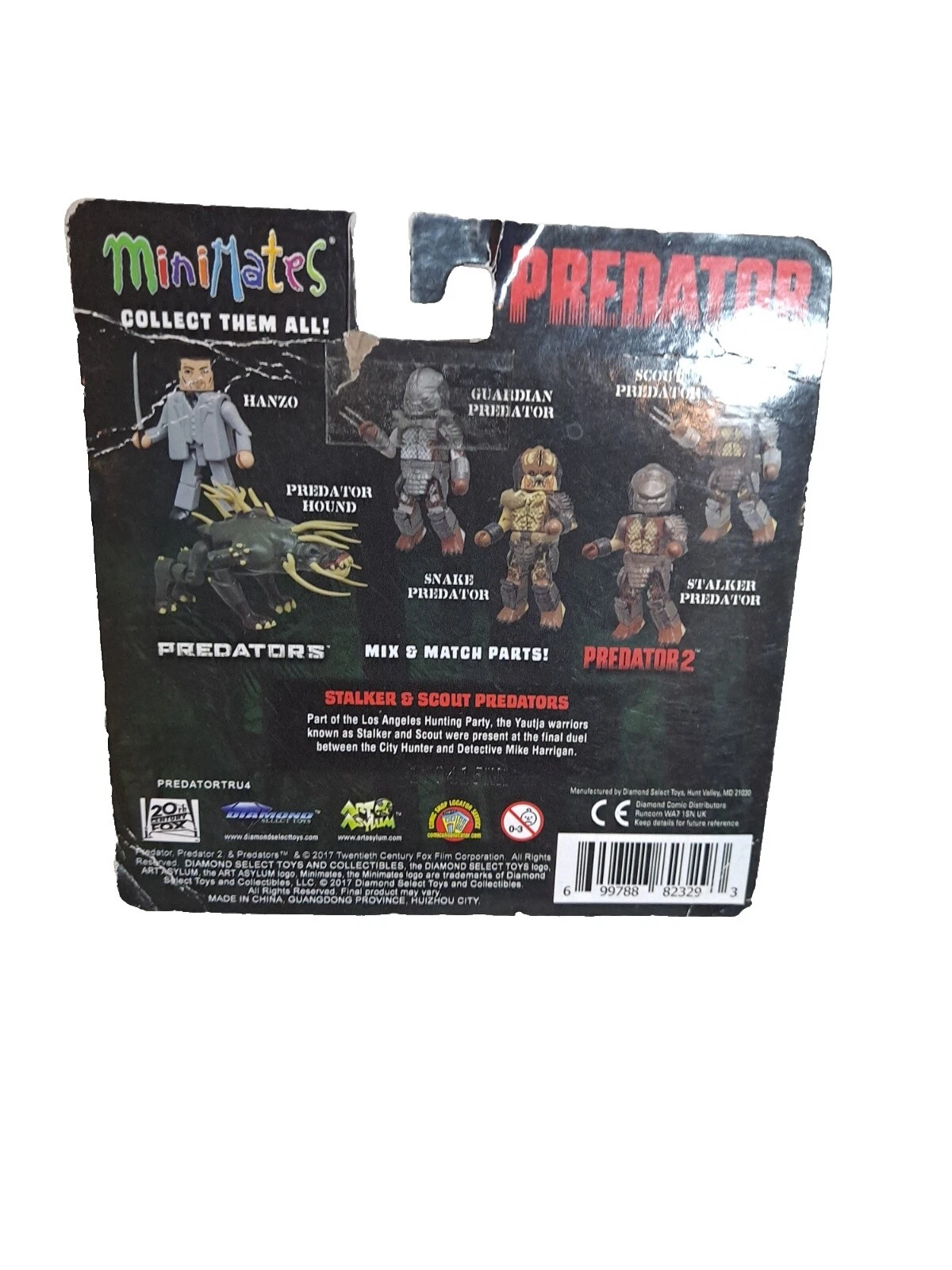 Bonecos de ação Minimates Alienígena e Acessórios