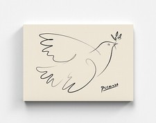 Picasso Leinwandbild Landschaft Vogel Modern Decoration Art Wandbild Kunst