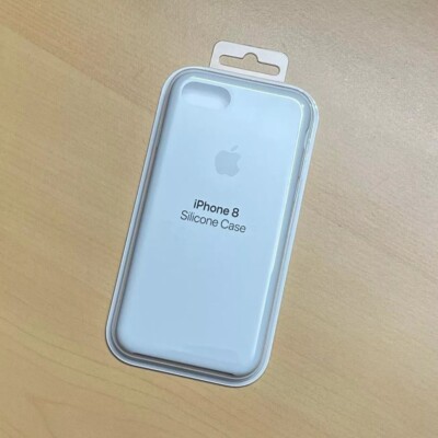 Official Genuine Apple iPhone SE 2022/SE 2020/ Silicone Case Cover  White UK