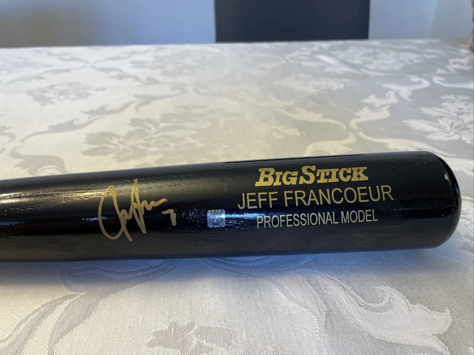 JEFF FRANCOEUR Autographed RAWLINGS BAT Jeff Francoeur COA Peach State Sports - Image 2 of 4