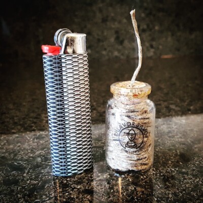 Phlavor Savor HempWix Hemp Wick Dispenser Vials - Large/THICK Wick  (3-PACK)