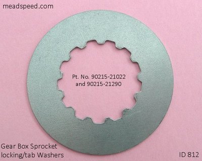 Yamaha RXZ Washer & Nut Lock Balancer Original Japan (90215-12235@90215 Yamaha RXZ Washer & Nut Lock Balancer Original Japan (90215-12235@90215