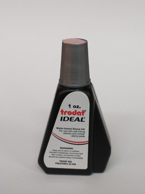1 Oz Orange Trodat Rubber Stamp Refill Ink - Water-Based Ink For Self-Inking Stamps & Stamp Pads - View #5
