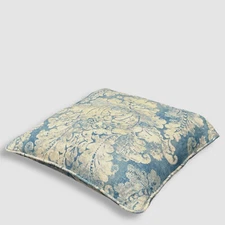$115 Sherry Kline Home Blue Monterey Floral Decorative Bed Square Pillow 18" Sq