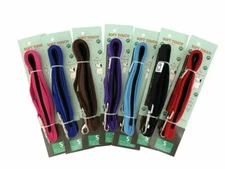 5 FT Reinsman Soft Touch Neoprene Lined Dog Leash - Small  COLORS! FREE SHIP!