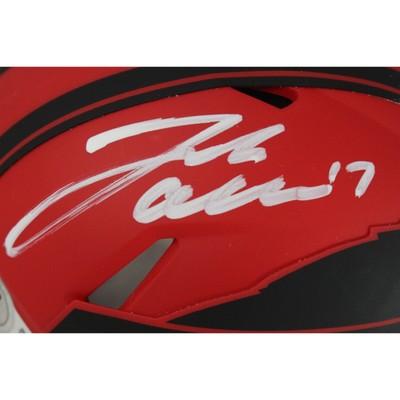 【ラスト】Billlie ミニレコード　シユン Josh Allen Autographed Buffalo Bills Rave Mini Helmet Beckett