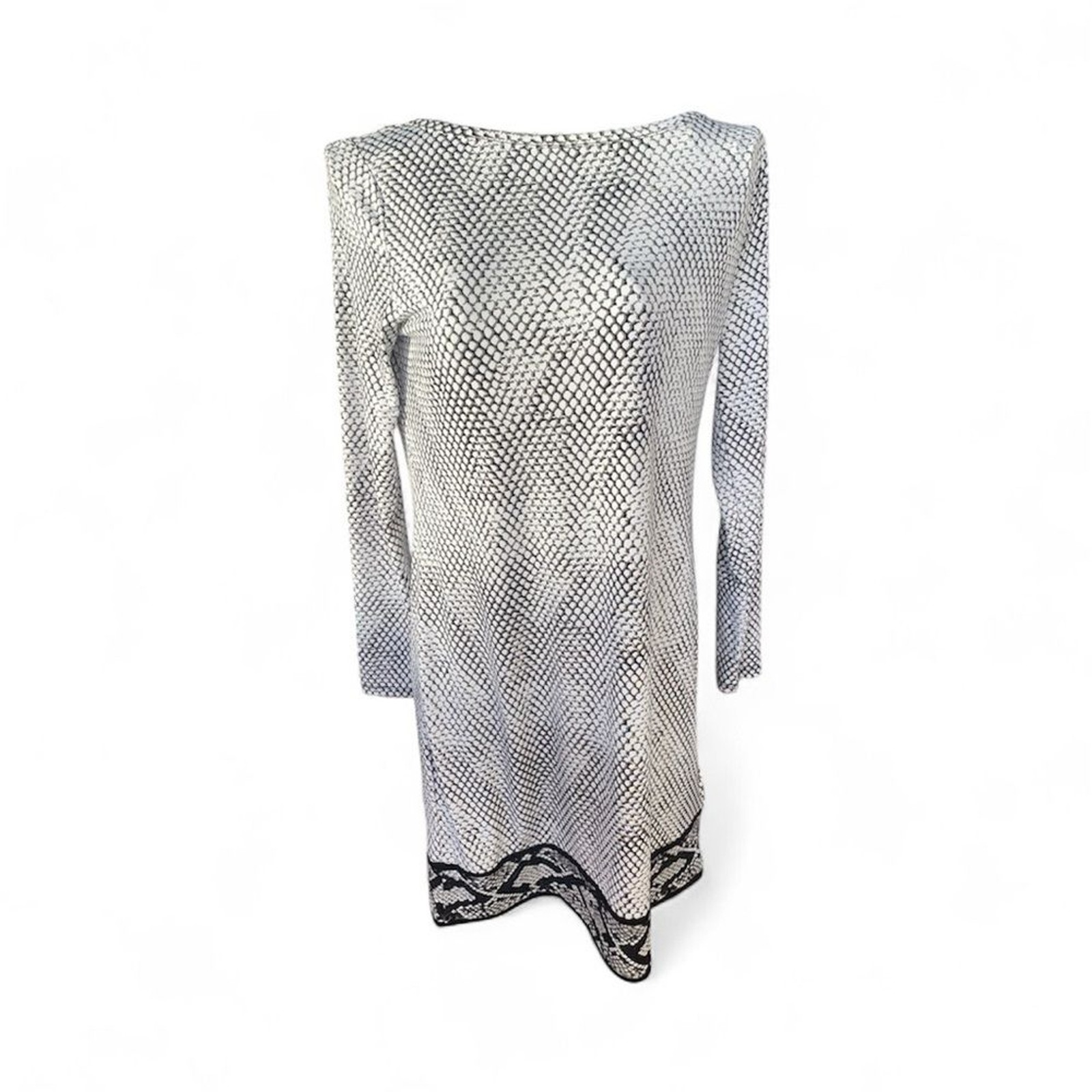 Brand new with tags! Michael Kors Black and White Patterned Dress thumbnail 4