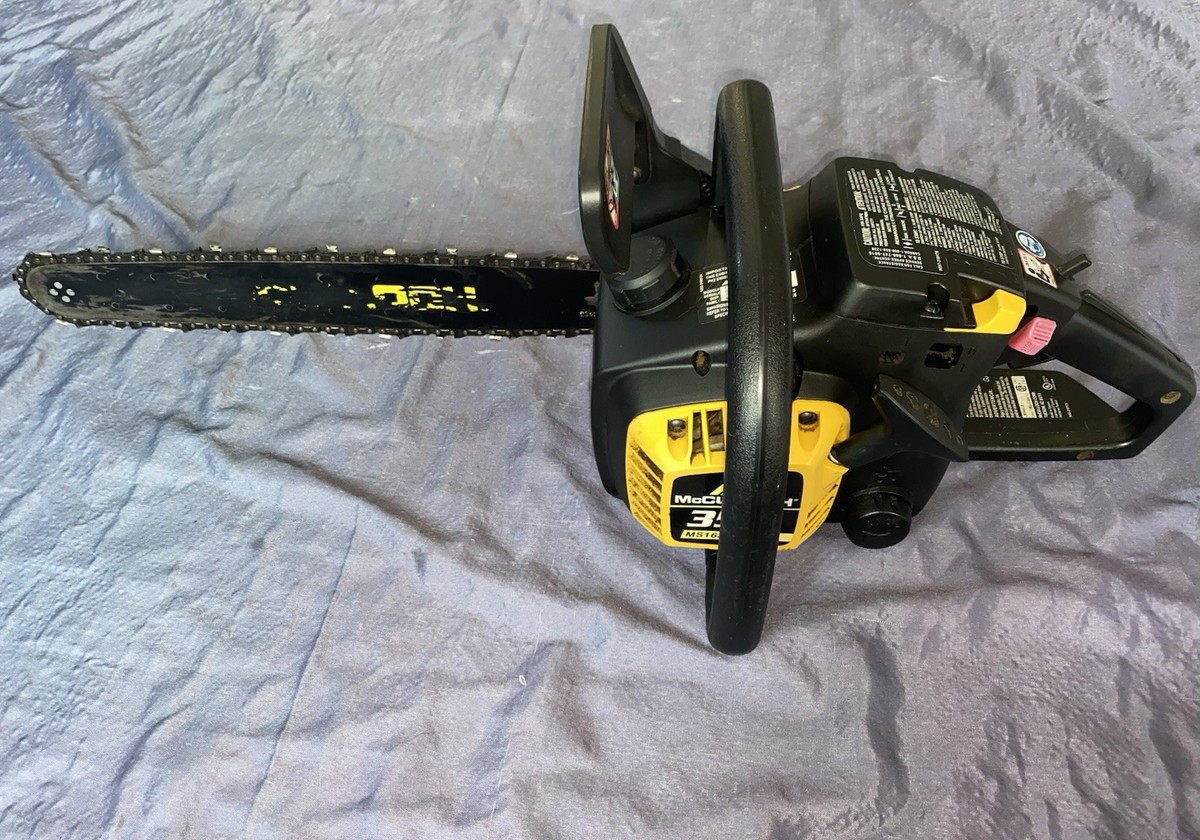 Vintage McCulloch Chainsaw MS1635 CS38 35CC As Is - For Parts Or
