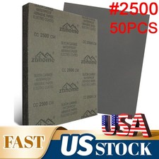 50x 2500 Grit Sandpaper Waterproof Sanding Sheet For Auto Body Polishing Wet Dry 50x 2500 Grit Sandpaper Waterproof Sanding Sheet For Auto Body Polishing Wet Dry