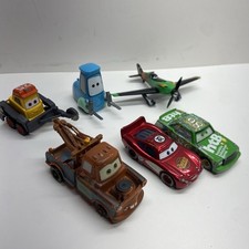 Disney Pixar Cars Diecast Lot Lightning McQueen Mater Chick Hicks Dinoco Mattel