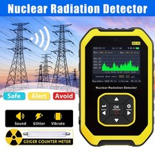 Geiger Müller Zähler Strahlungsmessgerät Tragbar mit Sound/Vibration Alarm für