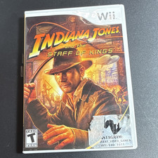 LucasArts Indiana Jones and the Staff of Kings Nintendo Wii 2009 NTSC T Manual