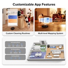 Roborock S8 Pro Ultra Robot Vacuum Mop 6000Pa Self Dry Lift Dock Refurbished 18