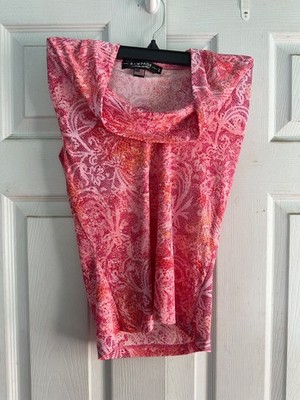 Rampage Clothing Company pink & red paisley print crop top in a M