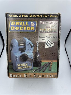 Drill Doctor Model 500SP Drill Bit Sharpening Machine Diamond Grinding No Chuck
