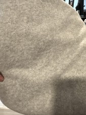 Gray Solid Plush Fleece Fabric Piece 1 1/8 Yd x60 Sewing Crafts