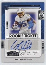 2021 Panini Contenders Rookie Ticket Larry Rountree III #234 Auto 1i3m