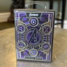 Marvel Avengers  THEORY 11 Purple Special Edition Playing Cards (New-Sealed)