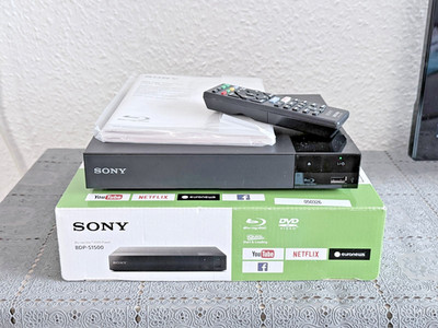 OVP Blu-Ray SONY BDP S1500 mit Handbuch Bluray DVD Player HDMI USB LAN SMART TV
