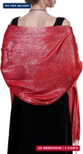 Large Warm Pashmina Scarf for Women Soft Silky Winter Shawl Wrap Evening Scarf