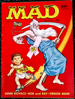 MAD Magazine #37 Jan 1957! FN/FN 6.0/6.5!! A BRIGHT TIGHT CLASSIC! $0.99 Start!
