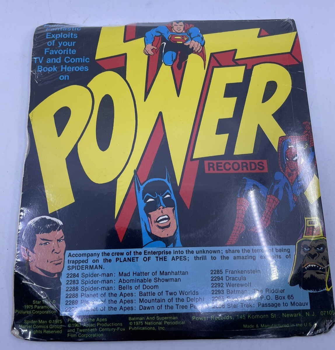 1975 Superman Power Records Mxyzptlk Up Menace 7