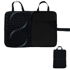 Airplane Gel Seat Cushion,18.5" Large Thick Tailbone Pain Relief Cushion, Gel...