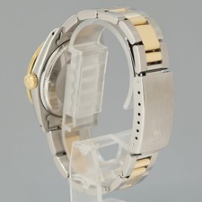 MINT DIAMOND Rolex Oyster Perpetual 1500 Date Two Tone Gold Champagne Watch 5