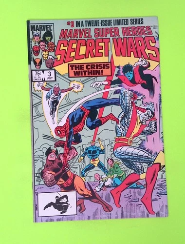 Marvel Super Heroes Secret Wars #3 1984 Marvel Comics 1st App RY43-115