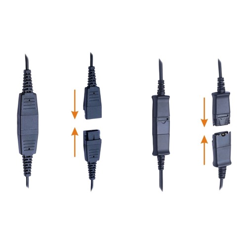 Convenient Type C to Quick Disconnect Headset Cable Perfect for Call Centers - Zdjęcie 17 z 20