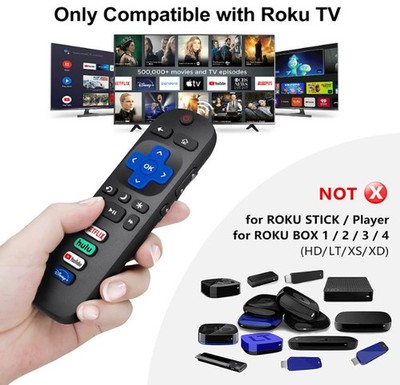 Fernbedienung Kompatibel für Roku TV Fernbedienung, Universal für Hisense Roku