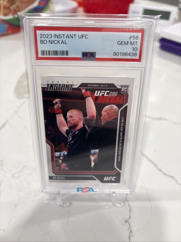2023 Panini Instant UFC Bo Nickal #56 PSA 10