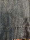 Caron Callahan High Waisted Cotton Trouser. Size 2. NWOT. Blue Ribbed. — photo 2