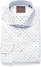Mens Dress Shirt Slim Fit Made in Italy. 100 Cotton. Long Sleeve Multi Color Mi